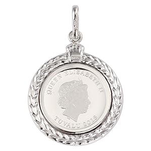 Amazon | プラチナ ペンダントトップ 1/25oz ホース 馬 コイン